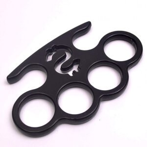 Two-legged snake fist buckle ring four-finger tiger knuckle