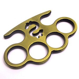Two-legged snake fist buckle ring four-finger tiger knuckle