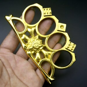 Wolf head fist clasp tiger knuckle