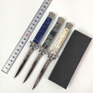 Grenzberschreitendes, hei verkauftes Mafia AKC Micro-Tech-Outdoor-Messer, tragbares, taktisches Messer mit hoher Hrte, berlebensmesser in der Wildnis, scharf