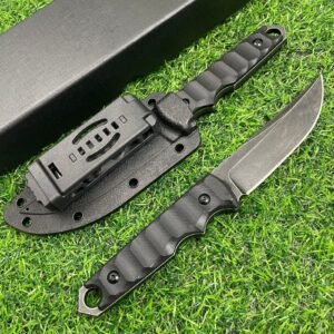 Italienisches Fox COC Survivalmesser G10 Griff K-Scheide Outdoor Kiel integriert