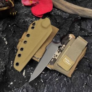 Outdoor Survival gerades Messer hohe H?rte Abenteuer Wildnis ??berleben gerades Messer-02