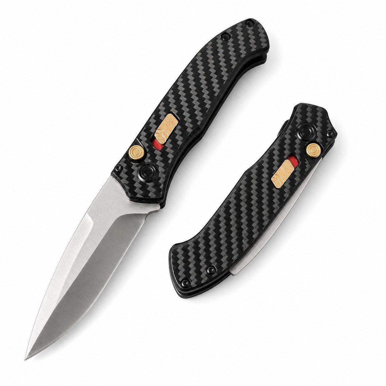 46815-main-white-clean Buck 838 Messer mit seitlicher Öffnung und Karbonfasergriff