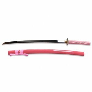 Rosa verspiegeltes Samurai Fierce Dragon 26-Zoll-Messer mit fester Klinge