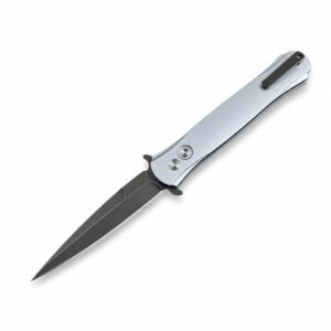 Hochtechnisches Schwertfisch-Springmesser mit seitlicher Öffnung