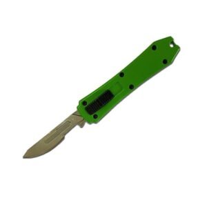 Skalpell-Allzweckmesser mit 10 Klingen, grüner Kastenschneider