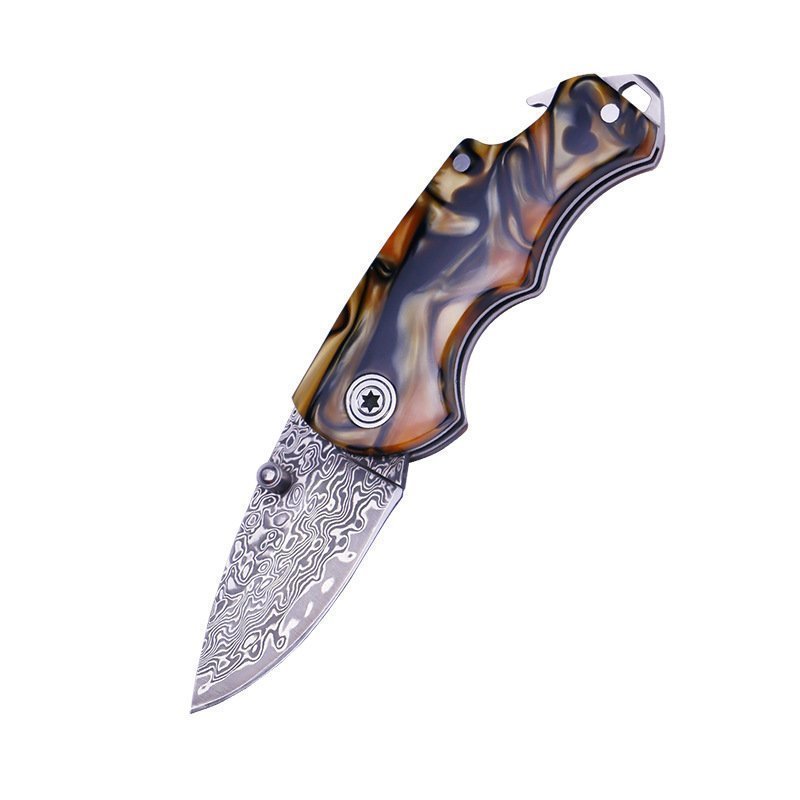 O1CN01NoOYGw1xdwDhVST7Y_3932266467-0-cib.jpg Damast-Klappmesser, hohe Härte, Taschenmesser, Box-Öffnungsmesser