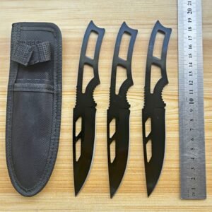 Wurfmesser-Trainingsset YF096 – 3-teilig, Schwarz